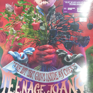 TEENAGE JOANS - THE ROT THAT GROWS INSIDE MY CHEST (TRANSLUCENT MAROON COLOURED) VINYL