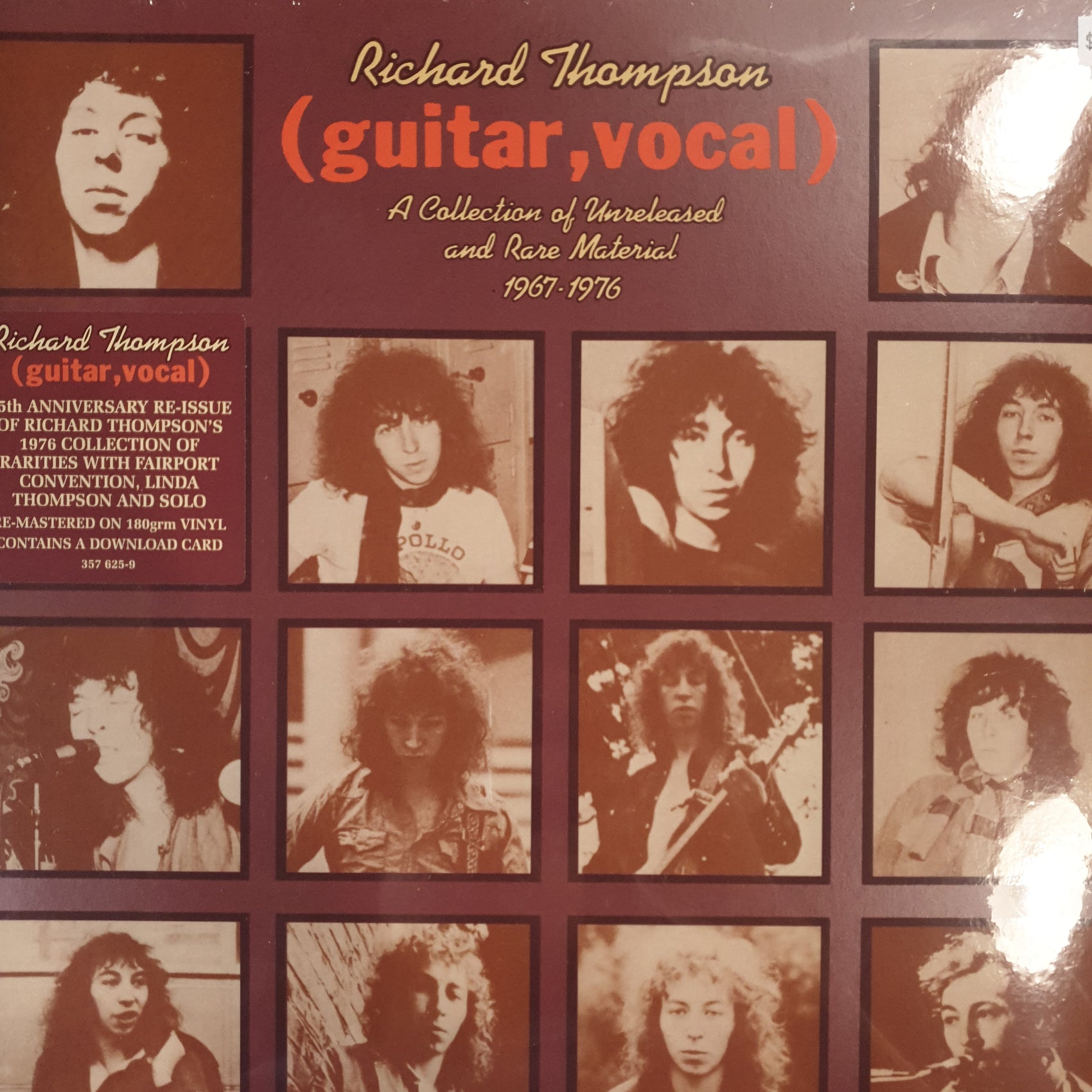 RICHARD THOMPSON - A COLLECTION OF UNRELEASED AND RARE MATERIAL 1967-1976 (2LP) VINYL