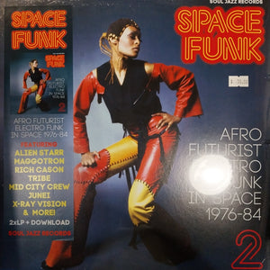 VARIOUS ARTISTS - SOUL JAZZ PRESENTS: SPACE FUNK, AFRO FUTURIST ELECTRO FUNK IN SPACE 1976-84 (2LP) VINYL