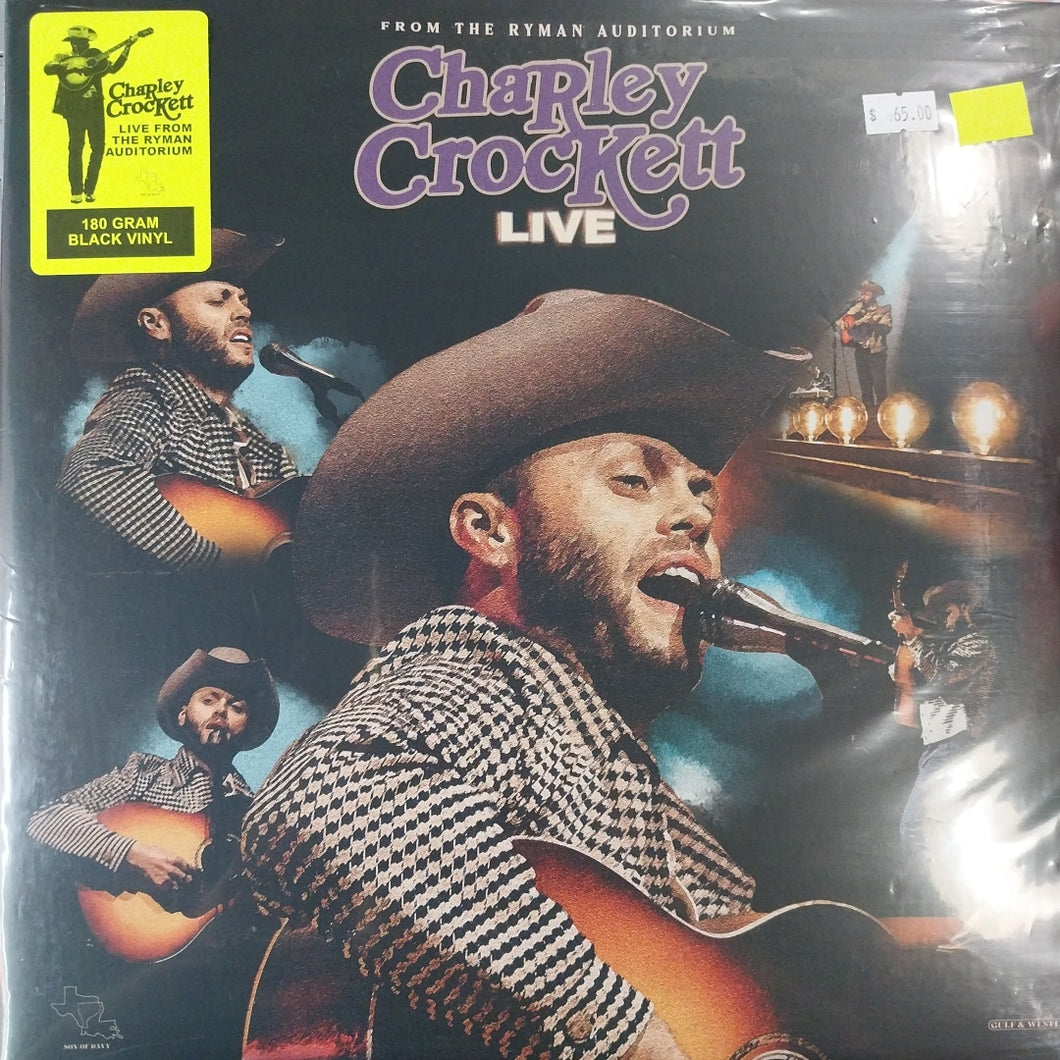 CHARLEY CROCKETT - LIVE FROM THE RYMAN AUDITORIUM VINYL