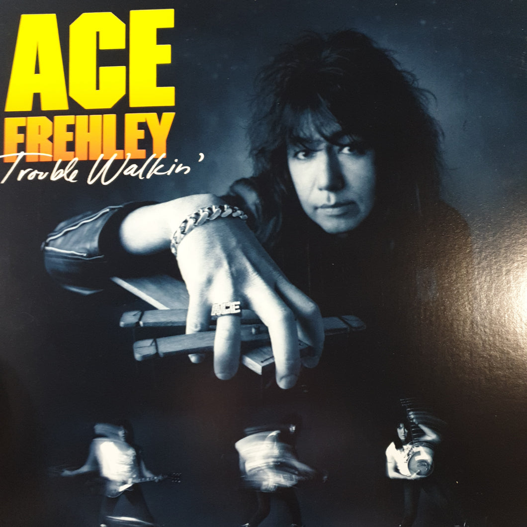 ACE FREHLEY - TROUBLE WALKIN (USED VINYL 1989 US M-/EX+)
