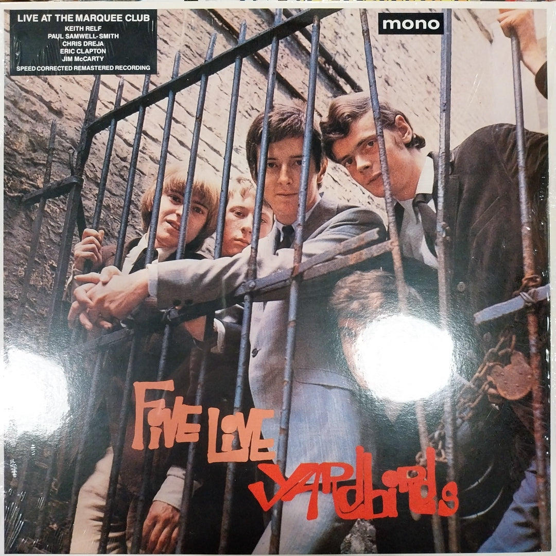 YARDBIRDS - FIVE LIVE (USED VINYL 1988 U.S. M- M-)