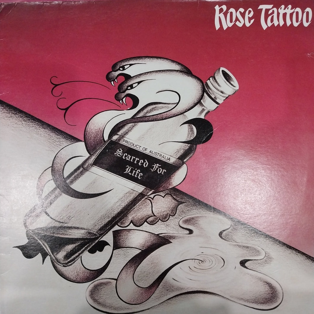 ROSE TATTOO - SCARRED FOR LIFE (USED VINYL 1982 AUS/NZ EX+ EX-)
