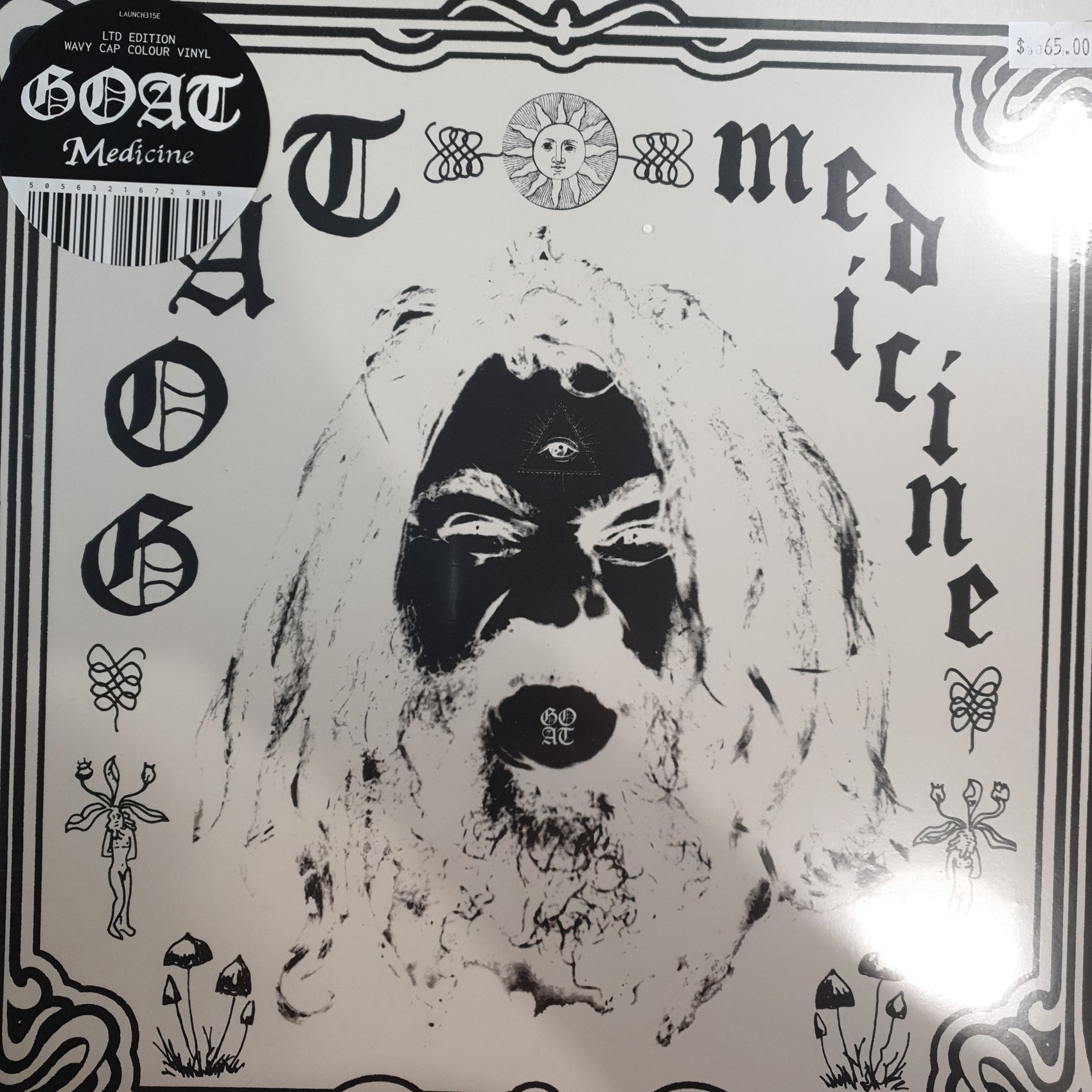 GOAT - MEDICINE (WAVY CAP COLOURED) VINYL