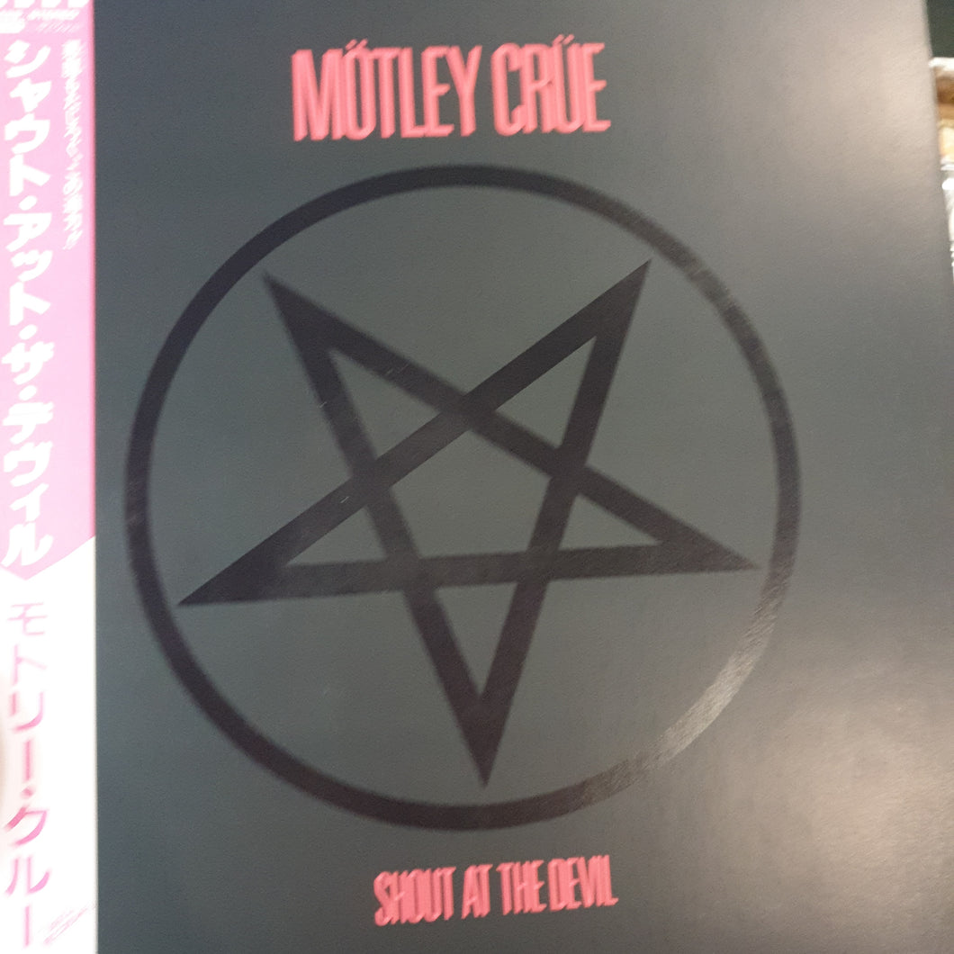 MOTLEY CRUE - SHOUT AT THE DEVIL (USED VINYL 1983 JAPANESE M-/M-)