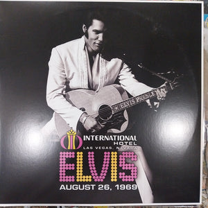 ELVIS PRESLEY - INTERNATIONAL HOTEL LAS VEGAS NEVADA, AUGUST 26 1969 (USED VINYL 2019 EURO 2LP M- M-)