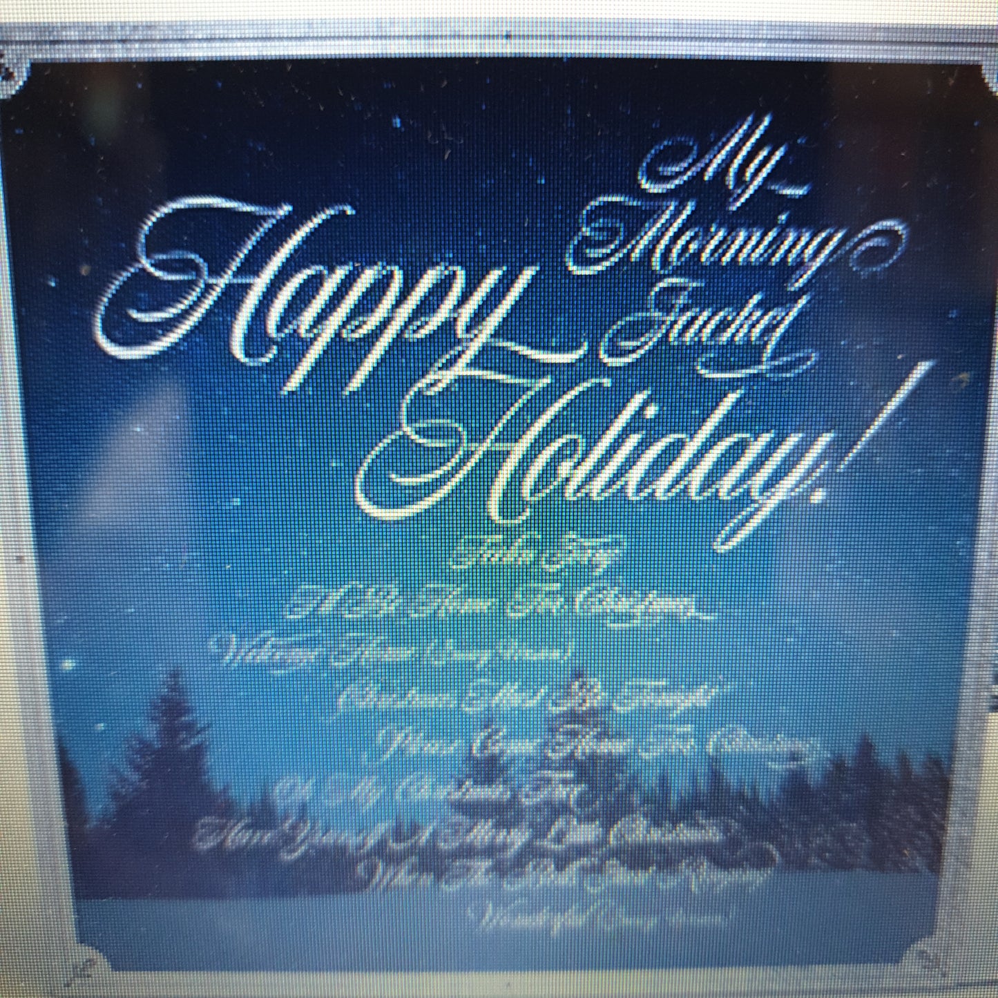 MY MORNING JACKET - HAPPY HOLIDAY! (CLEAR COLOURED) BLACK FRIDAY 2023 RSD VINYL