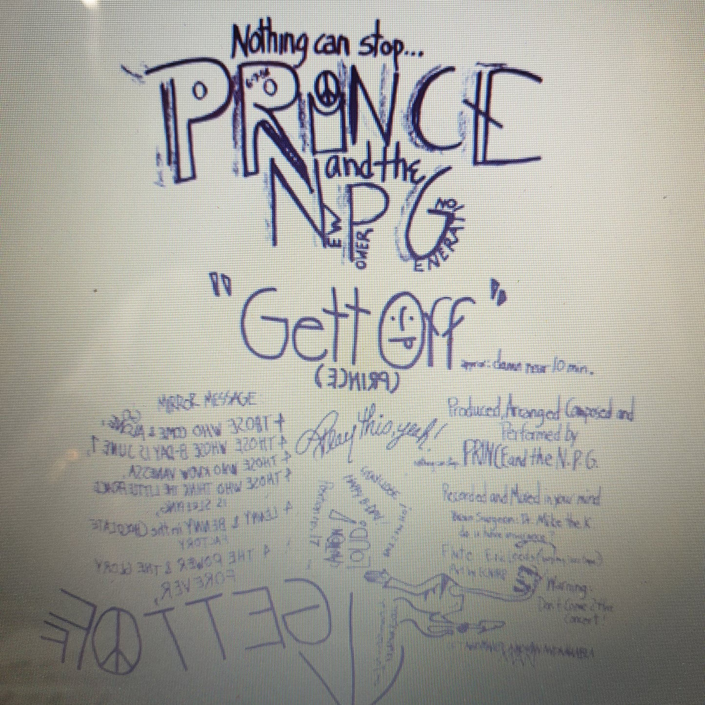 PRINCE - GETT OFF (ONE SIDED) BLACK FRIDAY 2023 RSD VINYL