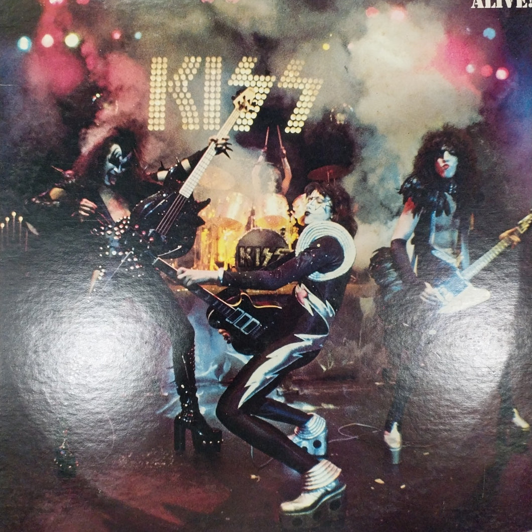 KISS - ALIVE (USED VINYL 1975 JAPAN 2LP EX+/EX+)
