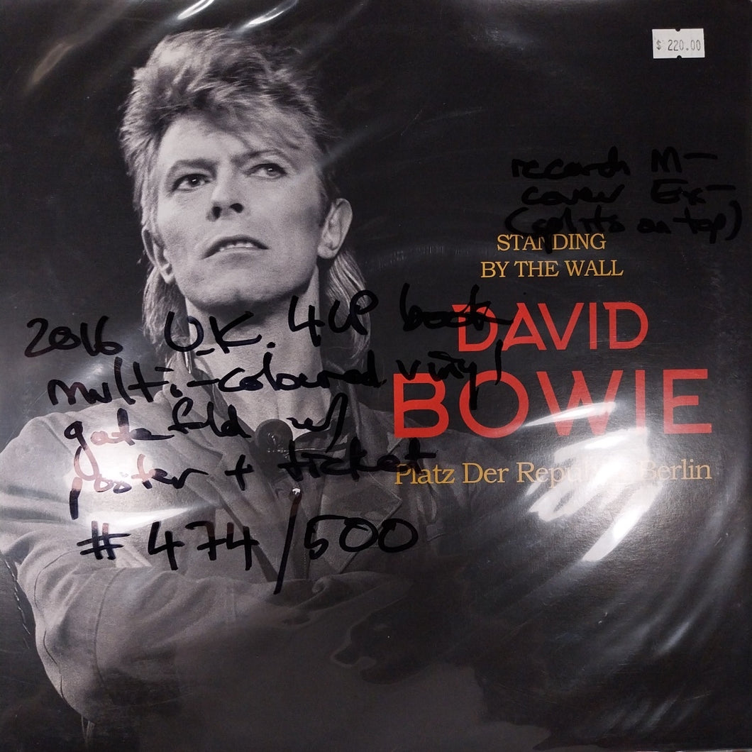 DAVID BOWIE - STANDING BY THE WALL (USED VINYL 2016 U.K. 4LP LIMITED ED BOX SET M- EX-)