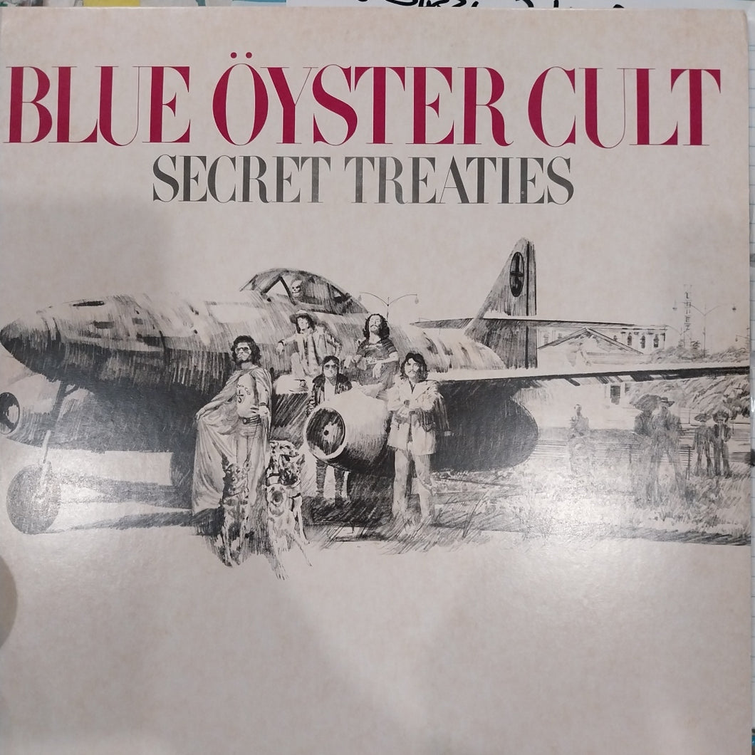 BLUE OYSTER CULT - SECRET TREATIES (USED VINYL 1982 M- EX+)