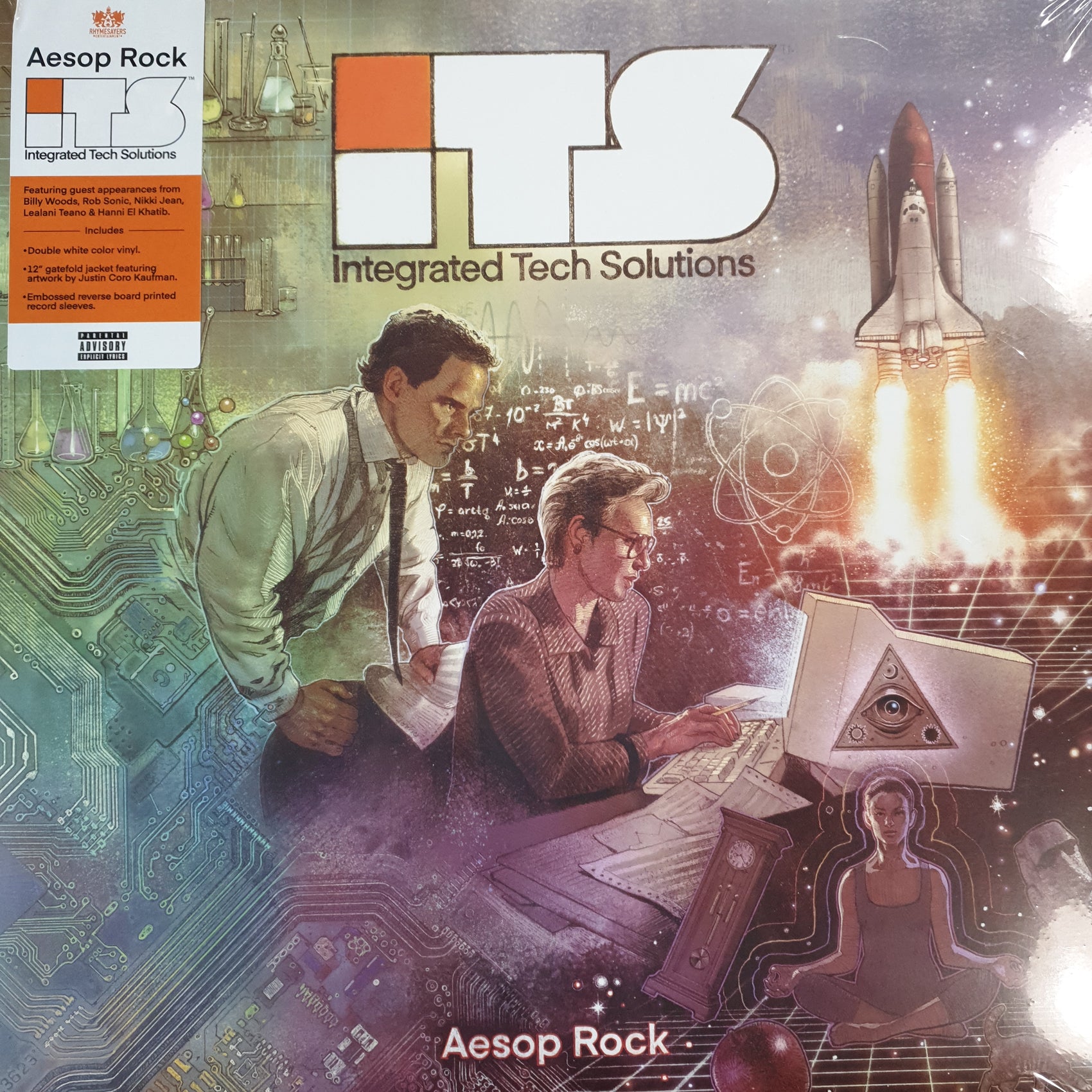 AESOP ROCK - ITS (CLEAR COLOURED) (2LP) VINYL