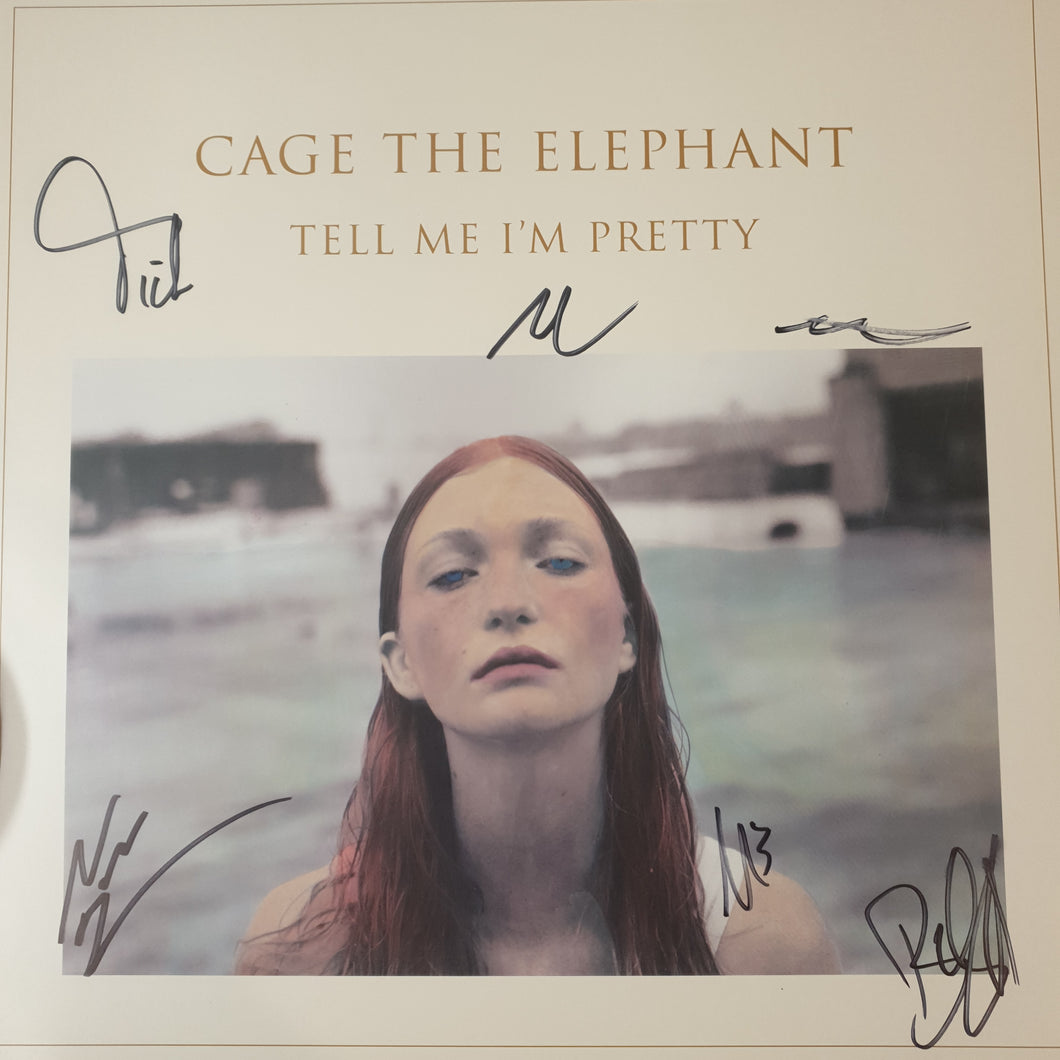 CAGE THE ELEPHANT - TELL ME I'M PRETTY (SIGNED) (USED VINYL
