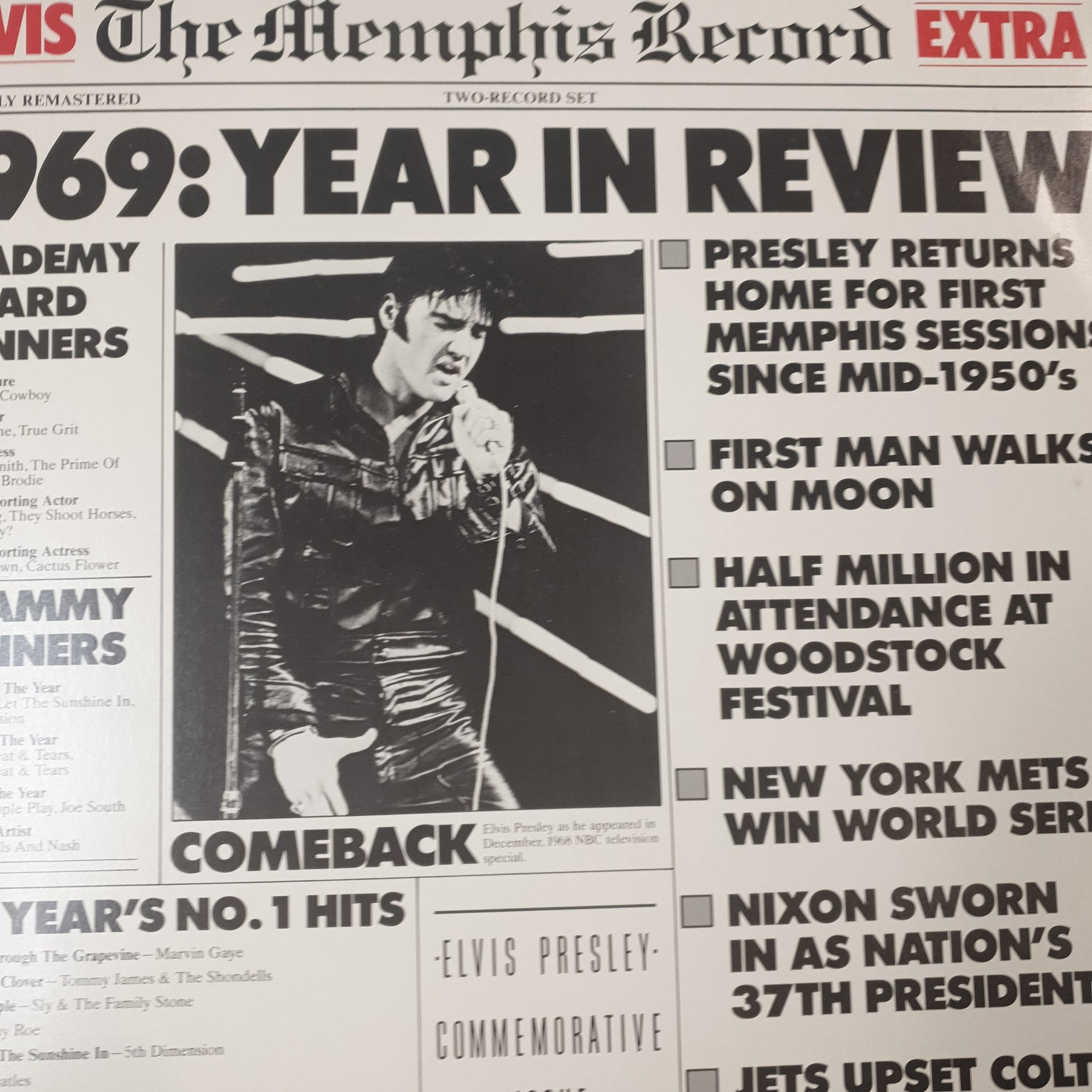 ELVIS PRESLEY - 1969: IN REVIEW (2LP) (USED VINYL 1987 AUS M-/M-)