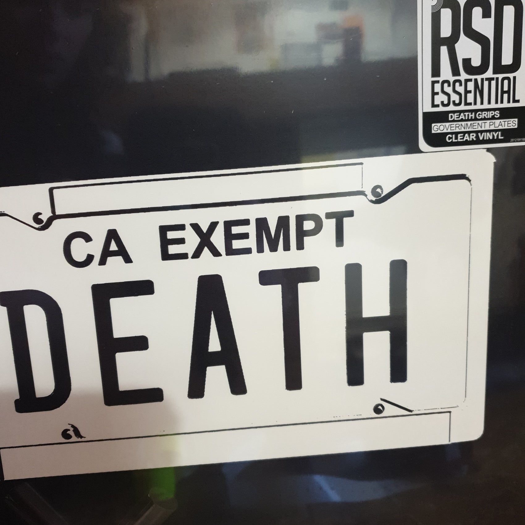 DEATH GRIPS - GOVERMENT PLATES (CLEAR COLOURED) VINYL