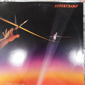 SUPERTRAMP - FAMOUS LAST WORDS (USED VINYL 1982 U.S. EX+ EX+)