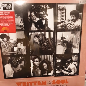 VARIOUS ARTISTS - WRITTEN IN THEIR SOUL: STAX SONGWRITER DEMOS (ORANGE COLOURED) BLACK FRIDAY 2023 RSD VINYL