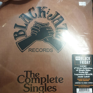 VARIOUS ARTISTS - BLACK JAZZ RECORDS: THE COMPLETE SINGLES (ORANGE WITH BLACK SWIRL COLOURED) (2LP) BLACK FRIDAY 2023 RSD VINYL