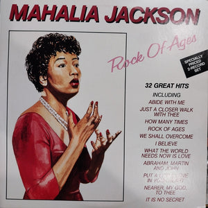 MAHALIA JACKSON - ROCK OF AGES (USED VINYL 1986 AUS 2LP M- EX+)