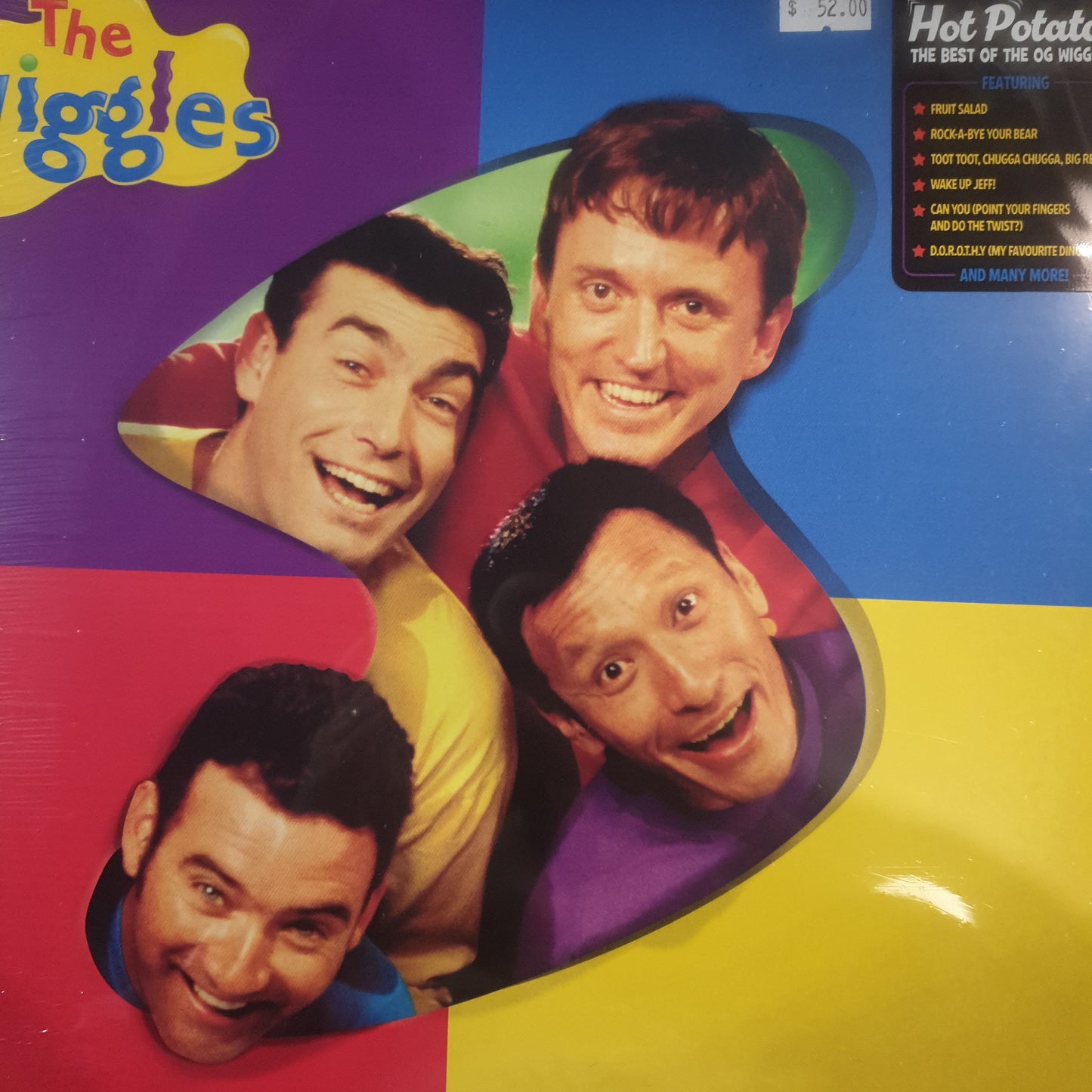 WIGGLES - HOT POTATO! BEST OF THE WIGGLES (YELLOW COLOURED) VINYL