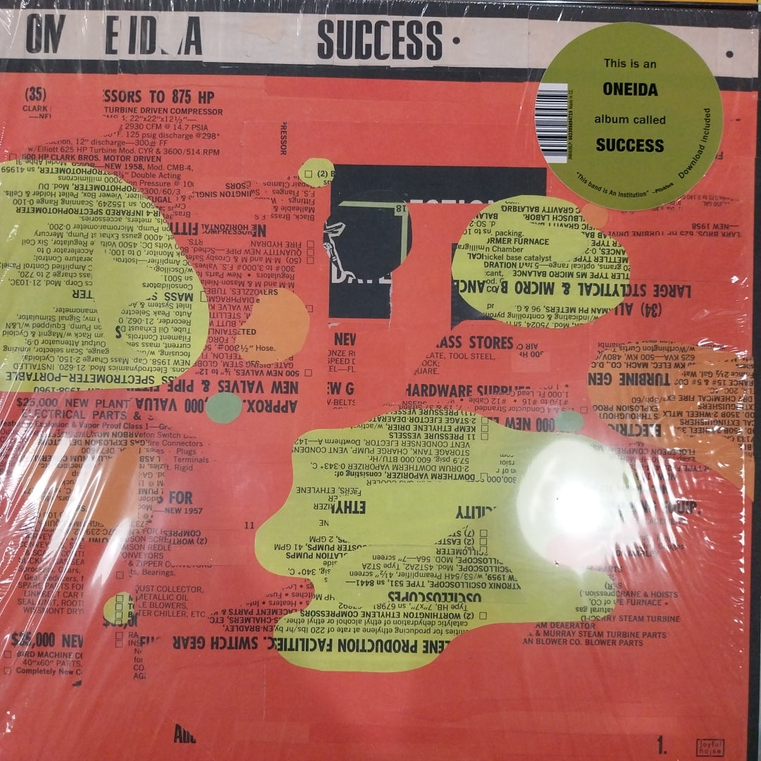 ONEIDA - SUCCESS (USED VINYL 2022 U.S. M- M-)