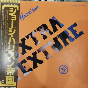 GEORGE HARRISON- EXTRA TEXTURE (USED VINYL 1975 JAPANESE M-/EX+)
