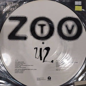 U2 - ZOO (USED VINYL 1992 U.S. 12" PIC DISC PROMO M-)