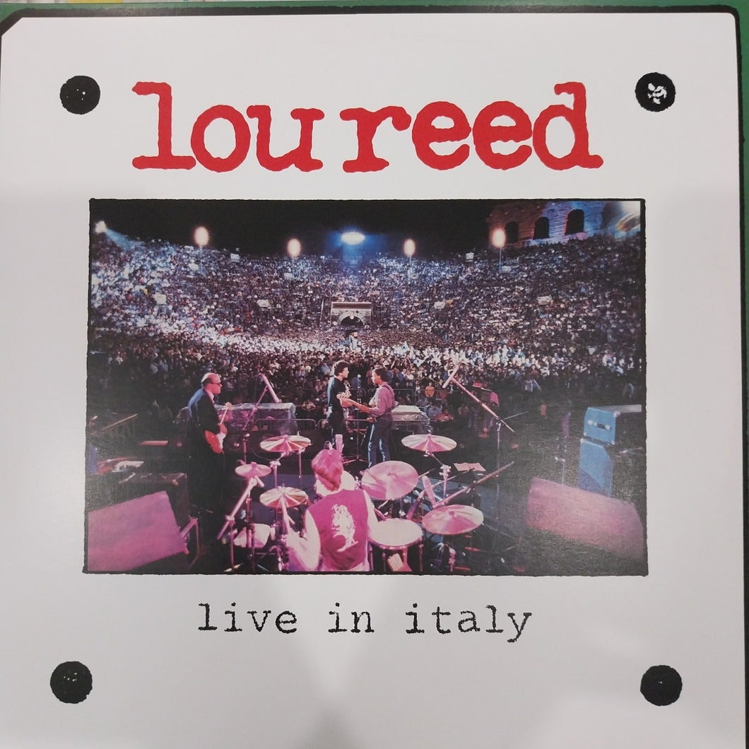 LOU REED - LIVE IN ITALY (USED VINYL 2017 GERMAN 2LP M- M-)