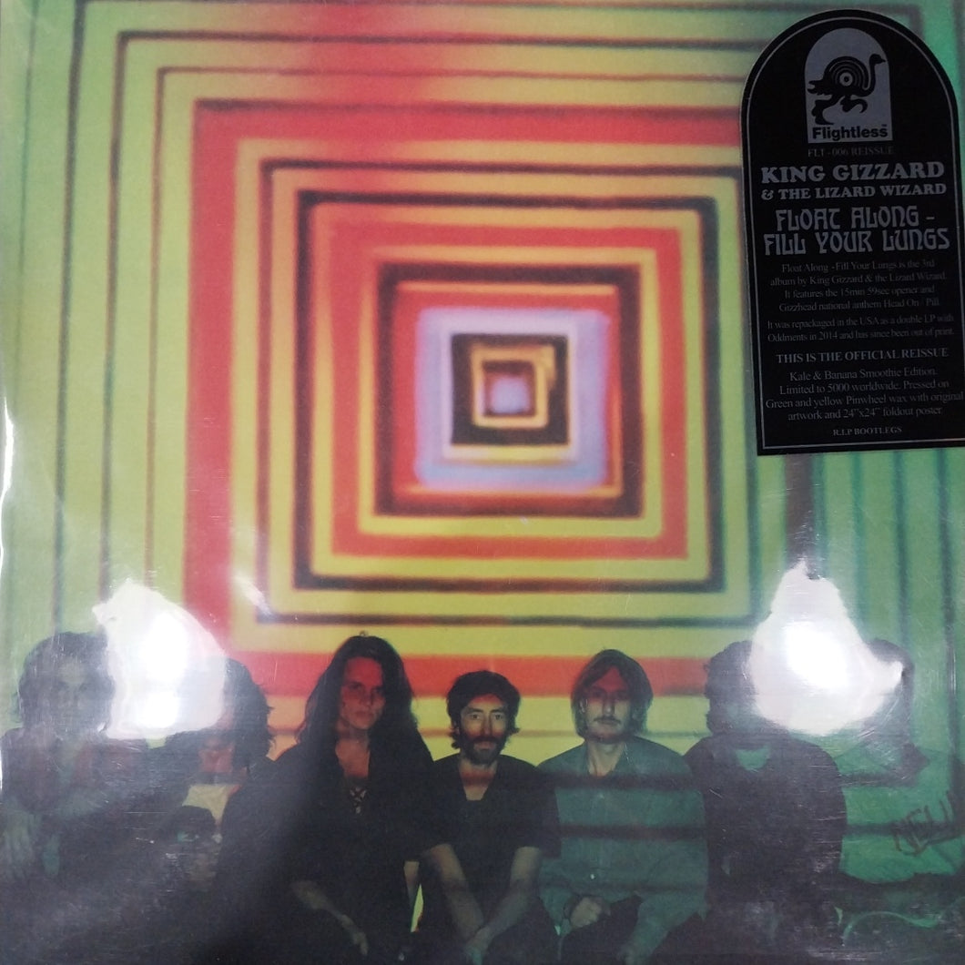 KING GIZZARD - FLOAT ALONG, FILL YOUR LUNGS (USED VINYL 2018 AUS COLOURED M- M-)