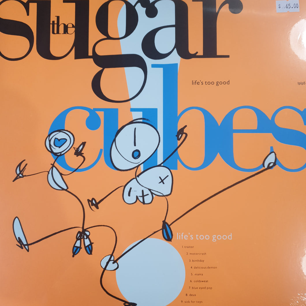 SUGARCUBES - LIFES TOO GOOD (ORANGE COVER) VINYL