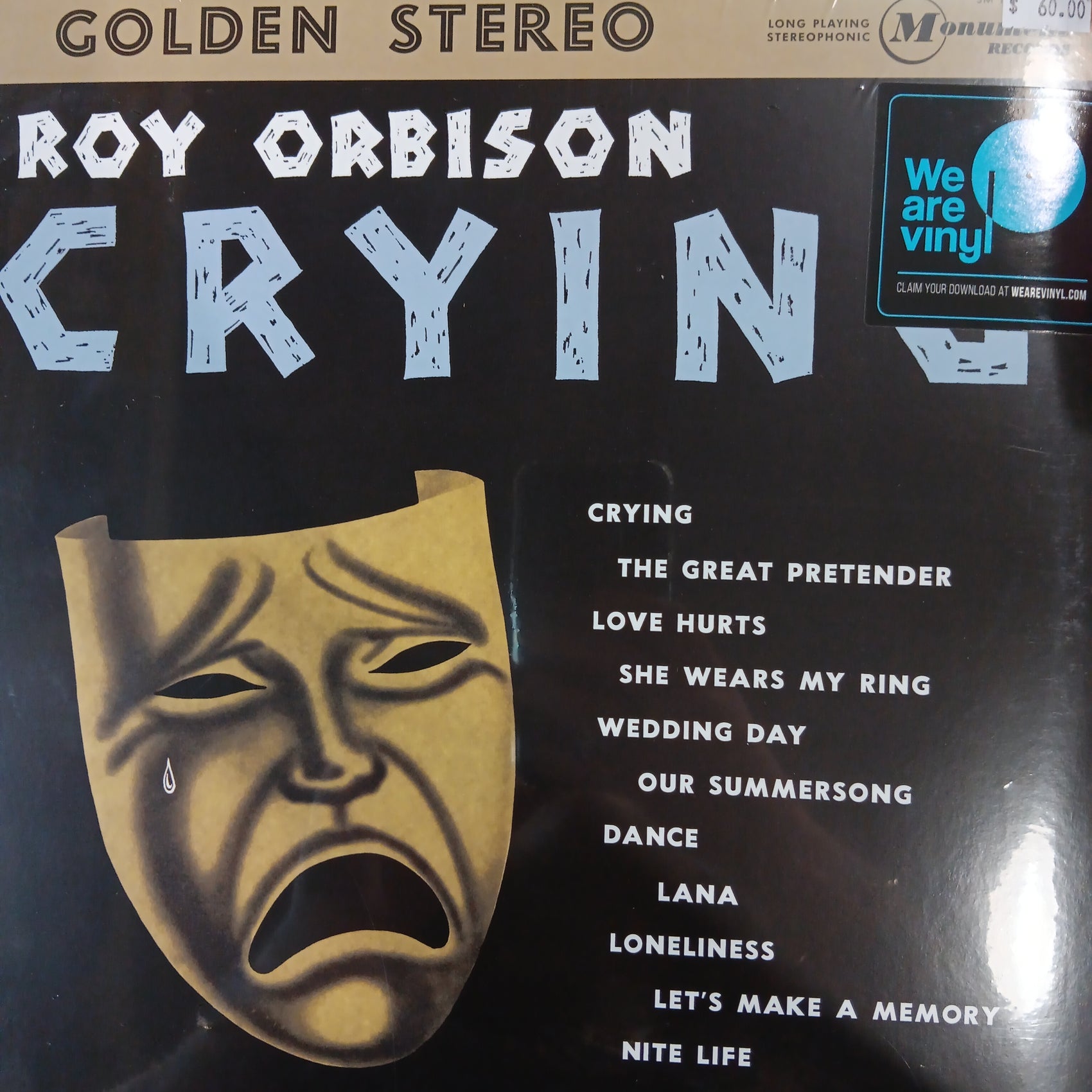 ROY ORBISON - CRYING VINYL