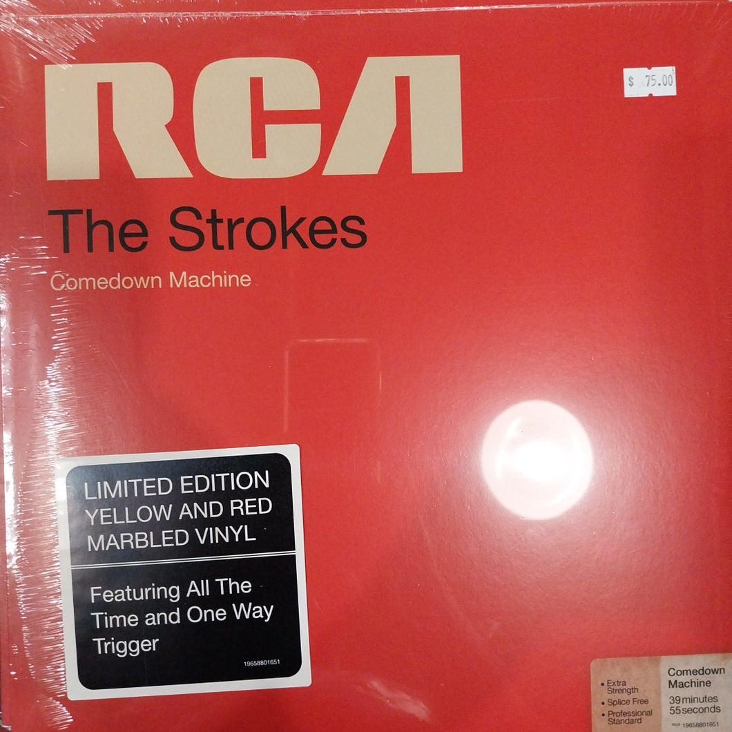 STROKES - COMEDOWN MACHINE (YELLOW AND RED MARBLE COLOURED) VINYL