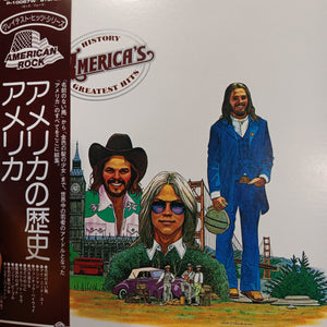 AMERICA - HISTORY - AMERICA’S GREATEST HITS (USED VINYL 1975 JAPANESE M-/M-)
