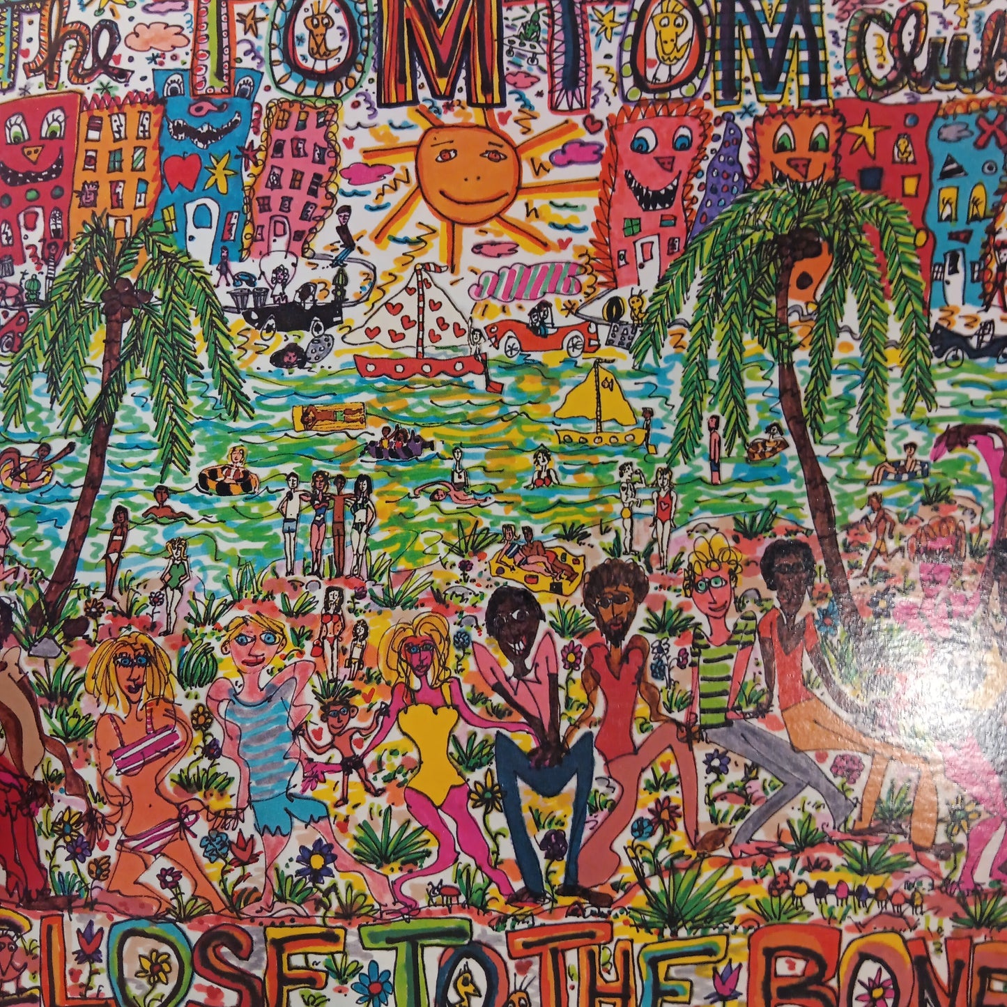TOM TOM CLUB - CLOSE TO THE BONE (USED VINYL 1983 US M-/ EX+)