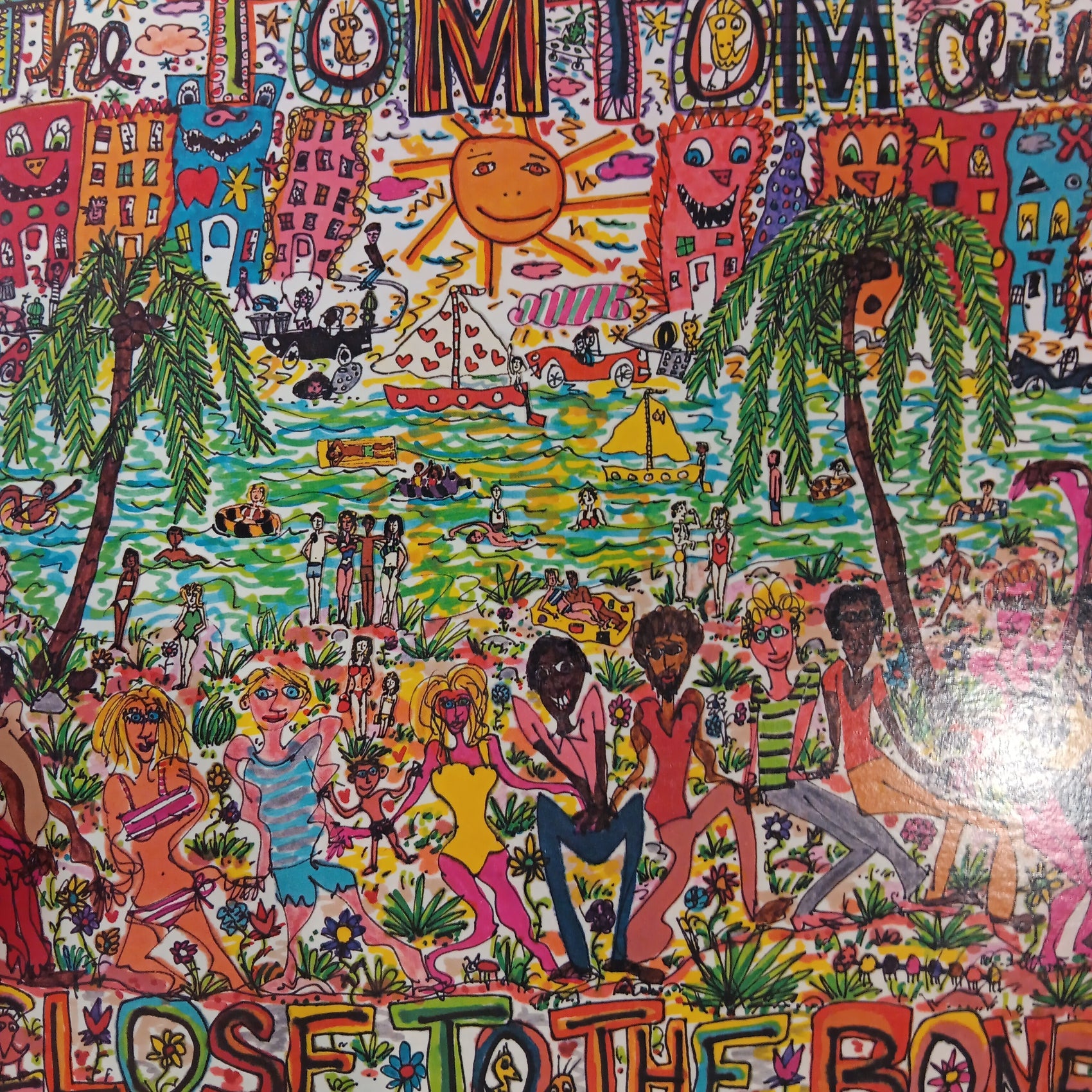 TOM TOM CLUB - CLOSE TO THE BONE (USED VINYL 1983 US M-/ EX+)