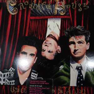 CROWDED HOUSE - TEMPLE OF LOW MEN (USED VINYL 1988 U.S. FIRST PRESSING M- EX+)