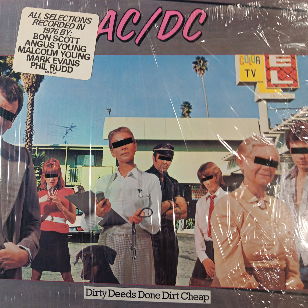 AC/DC - DIRTY DEEDS DIRT CHEAP (USED VINYL 1981 US EX+/EX)