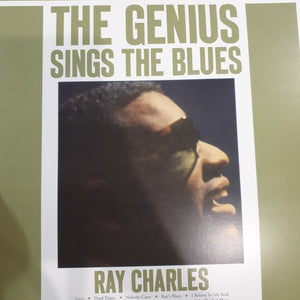 RAY CHARLES - THE GENIUS SINGS THE BLUES (USED VINYL 2010 M-/M-)