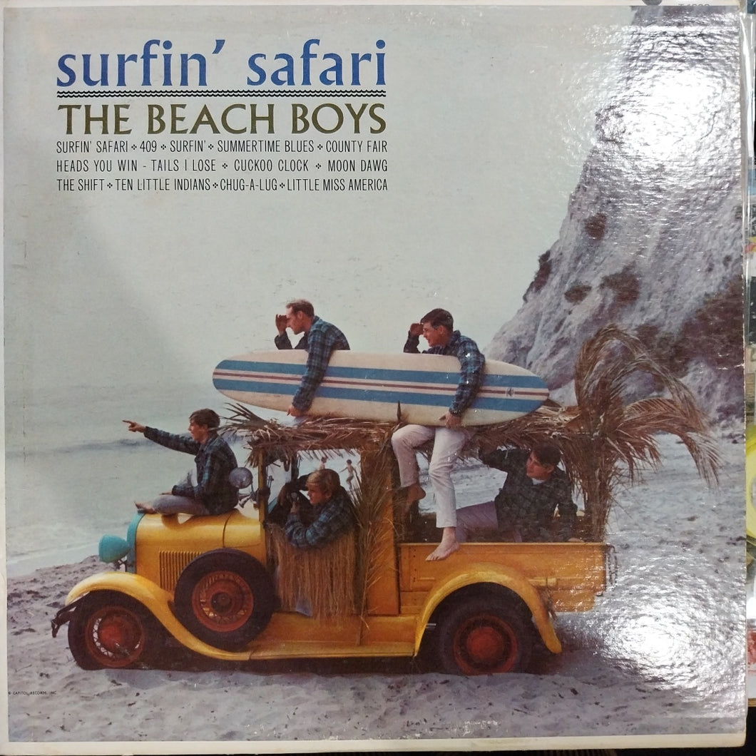 BEACH BOYS - SURFIN SAFARI (USED VINYL 1962 U.S. FIRST PRESSING MONO EX+ EX-)