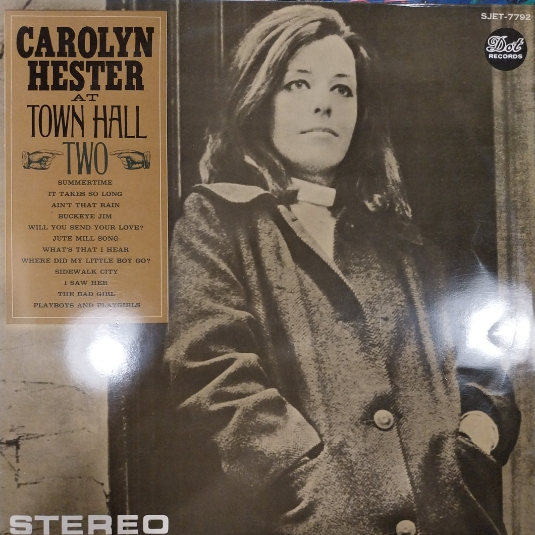 CAROLYN HESTER - AT TOWN HALL TWO (USED VINYL 1965 JAPAN M- EX+)