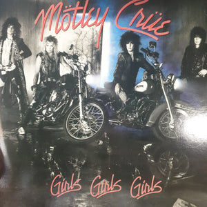 MOTLEY CRUE - GIRLS GIRLS GIRLS (USED VINYL 1987 US M-/M-)