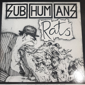 SUBHUMANS - RATS (USED VINYL 1990 UK/EURO M-/EX+)