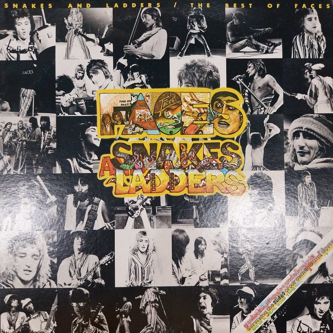 FACES - SNAKES AND LADDERS, THE BEST OF (USED VINYL 1976 U.S. EX+ EX)