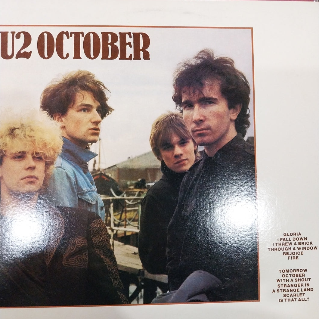 U2 - OCTOBER (USED VINYL 1981 U.S. M- EX+)