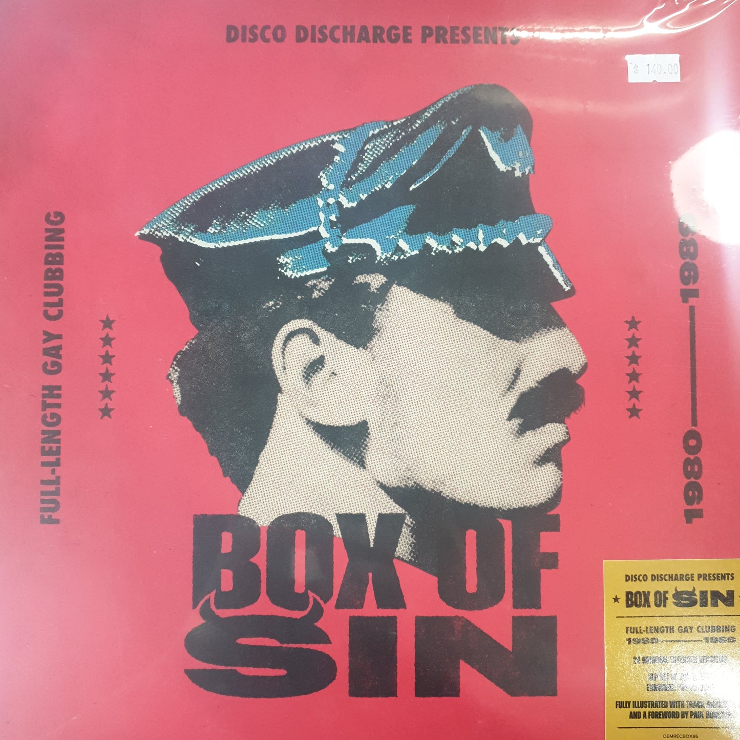 VARIOUS ARTISTS - DISCO DISCHARGE PRESENTS: BOX OF SIN (4LP) VINYL