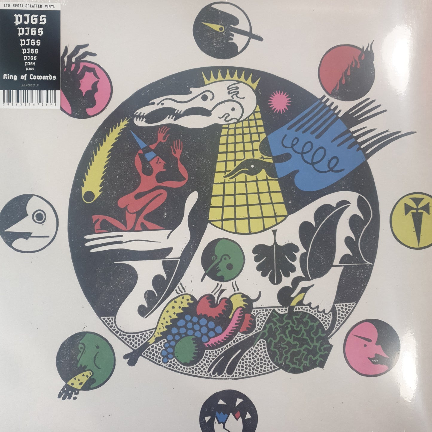 PIGS PIGS PIGS PIGS PIGS PIGS PIGS - KING OF COWARDS VINYL
