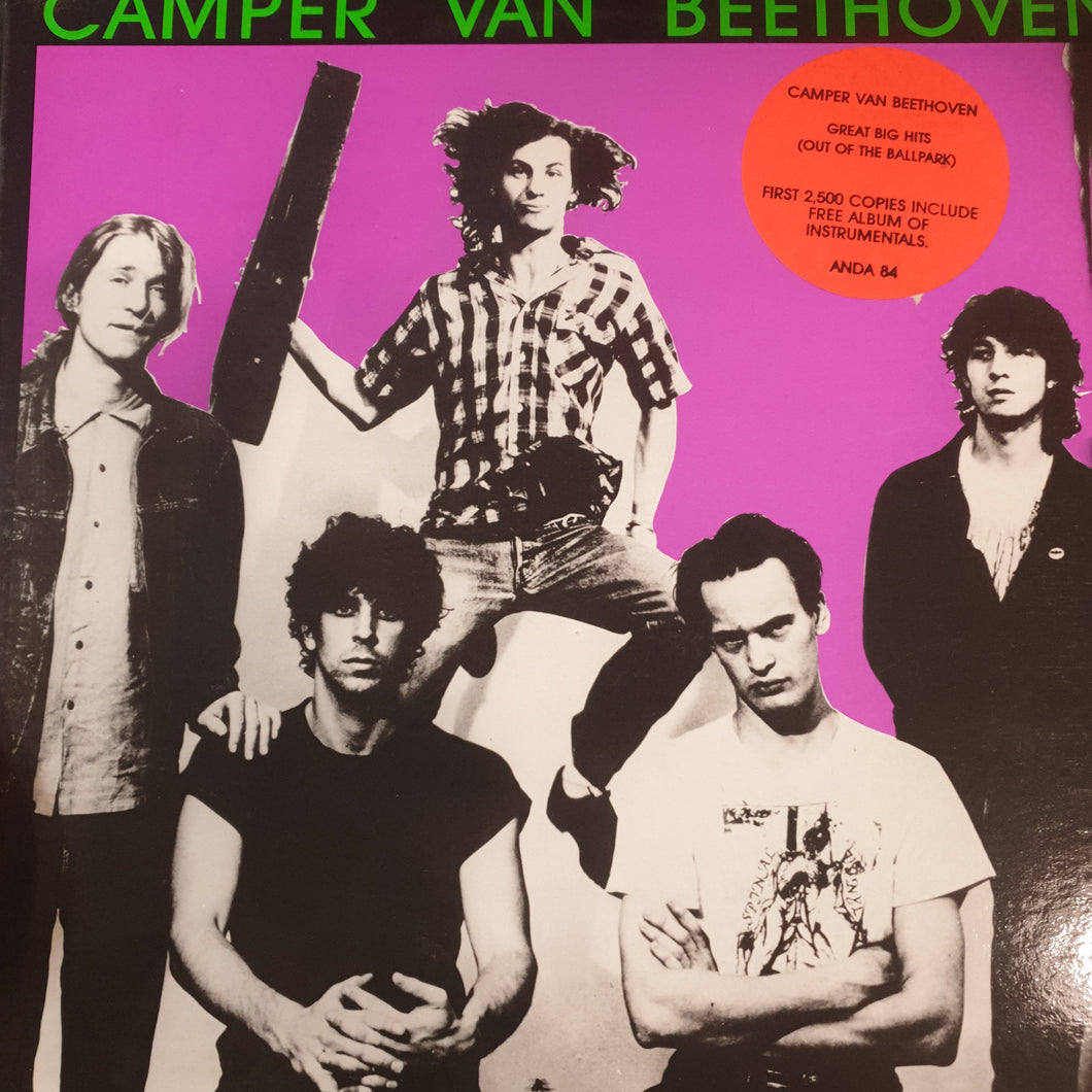 CAMPER VAN BEETHOVEN - GREAT BIG HITS (OUT OF THE BALLPARK) (2LP) (USED VINYL 1988 AUS M-/M-)