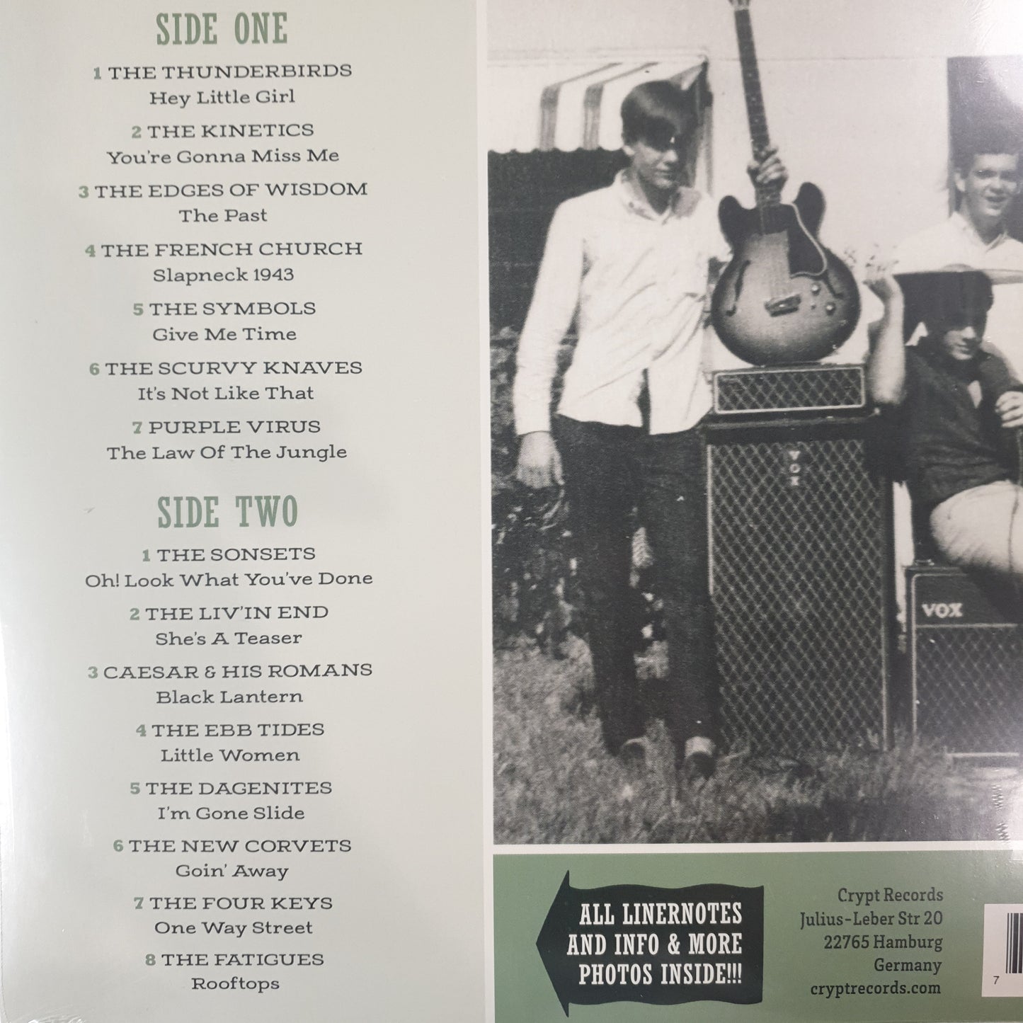 VARIOUS ARTISTS - LAST OF THE GARAGE PUNK UNKNOWNS: VOL 5 VINYL
