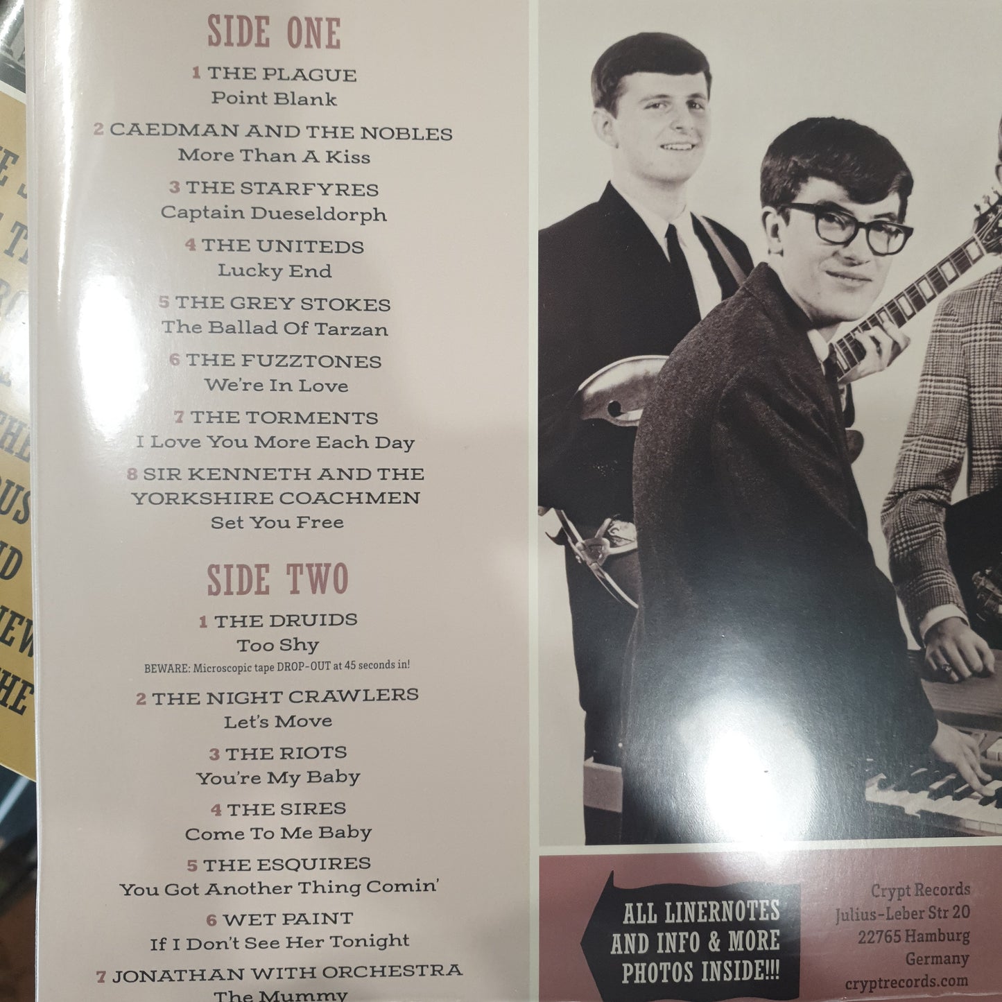 VARIOUS ARTISTS - LAST OF THE GARAGE PUNK UNKNOWNS: VOL 6 VINYL