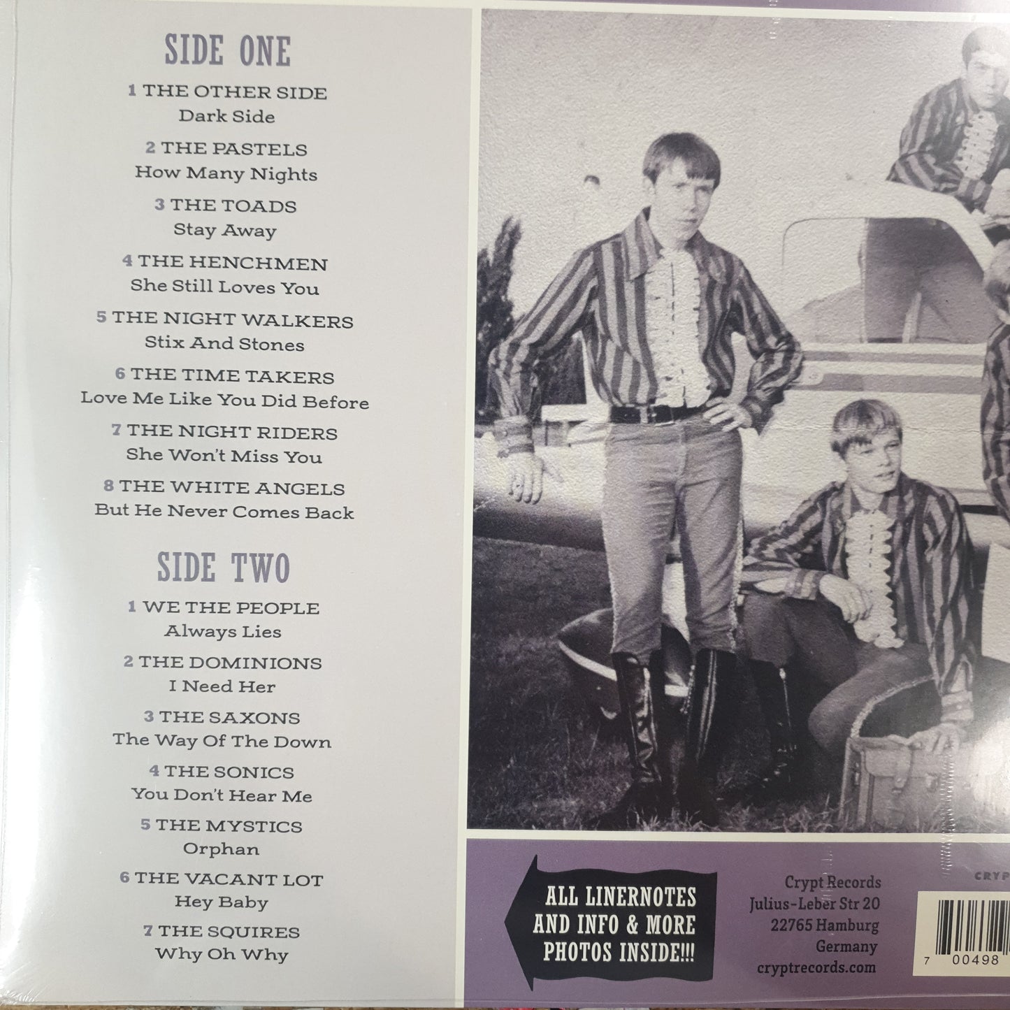 VARIOUS ARTISTS - LAST OF THE GARAGE PUNK UNKNOWNS: VOL 8 VINYL